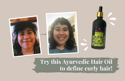 Try this Ayurvedic Hair Oil to define curly hair