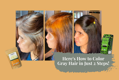 Here's How to Color Gray Hair in Just 2 Steps!