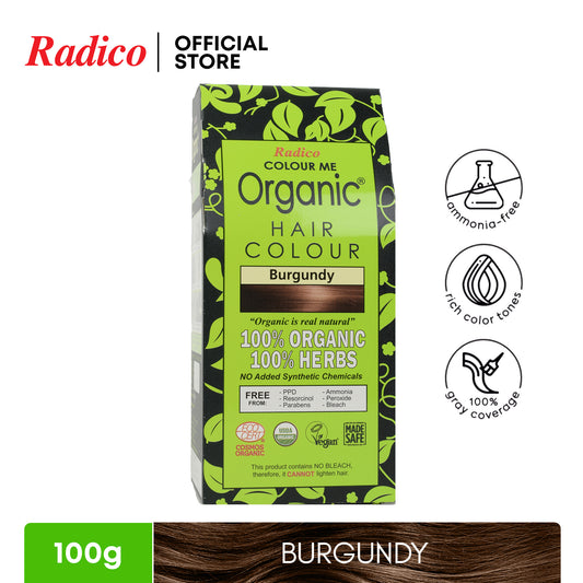 RADICO Organic Hair Color - Burgundy (100g)