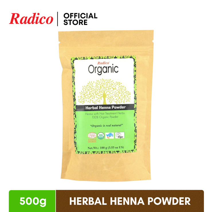 RADICO Organic Herbal Henna Powder (100g)